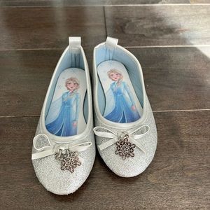 Disney Frozen Elsa Flats Toddler Girl Size 10